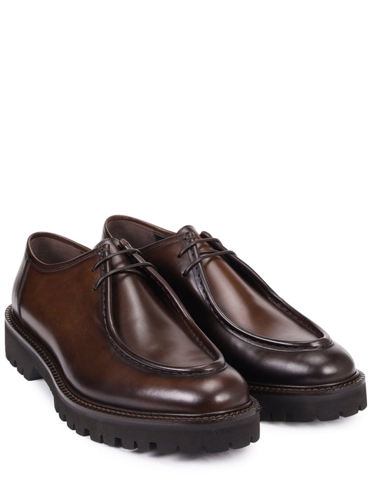 Leather Derbie Shoes Franceschetti
