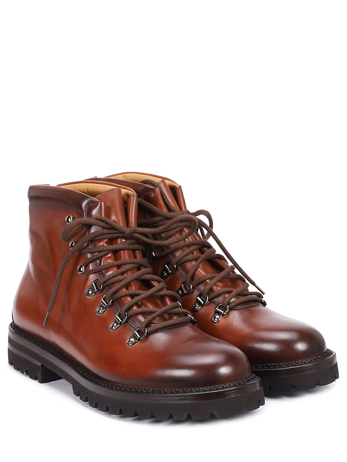 Leather Lace Up Boots Franceschetti