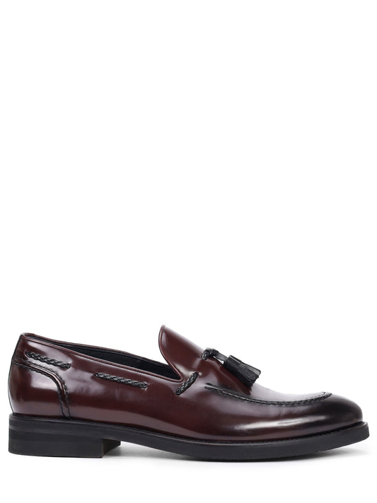 Leather Tassel Loafers BML