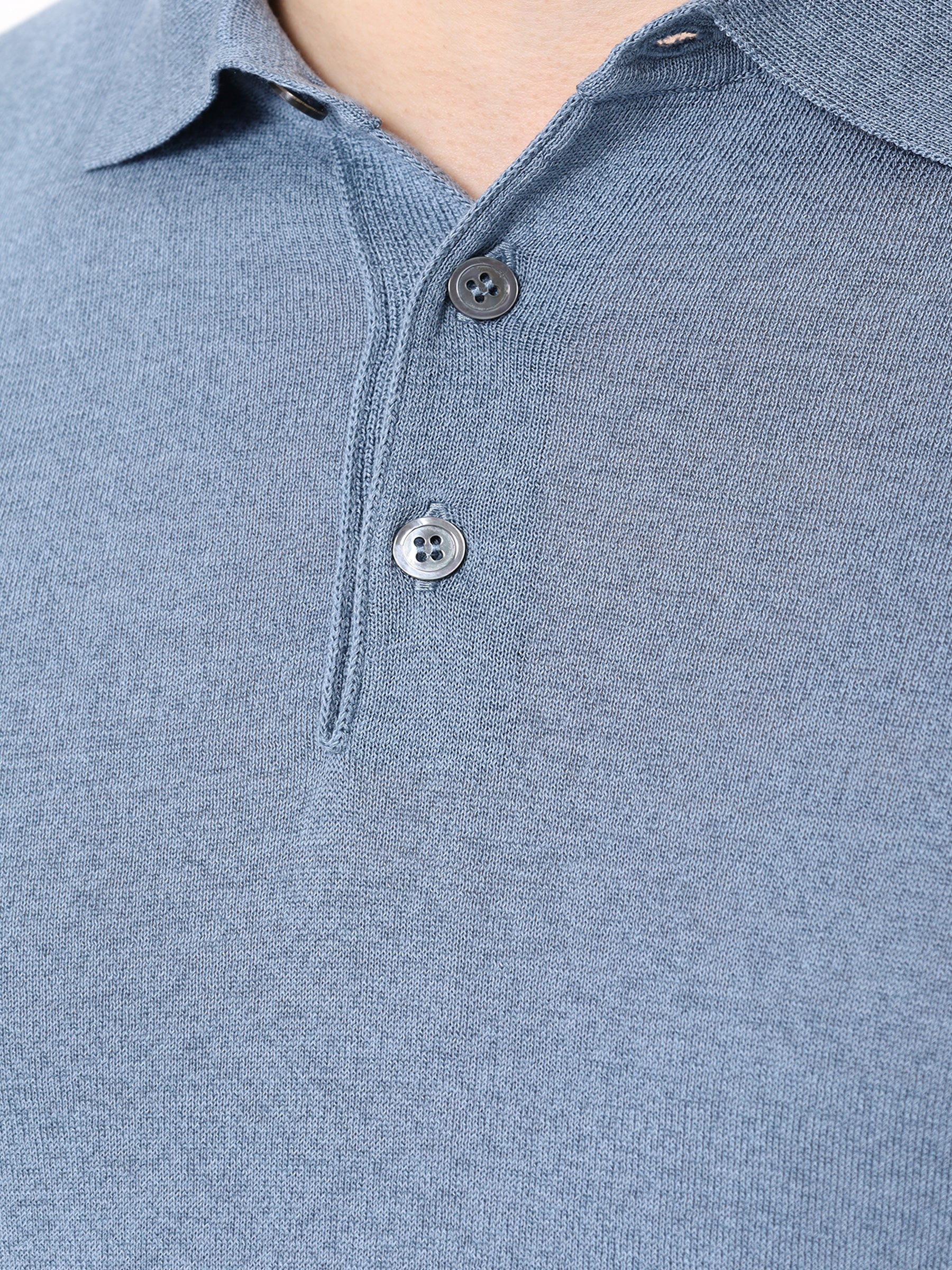 Longsleeve Knit Polo BML