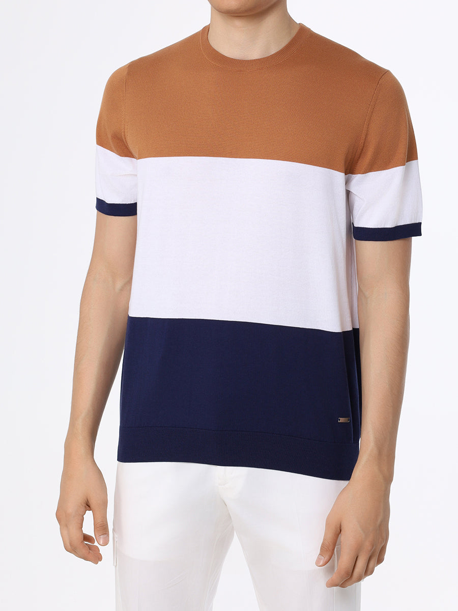 Cotton crewneck pullover
