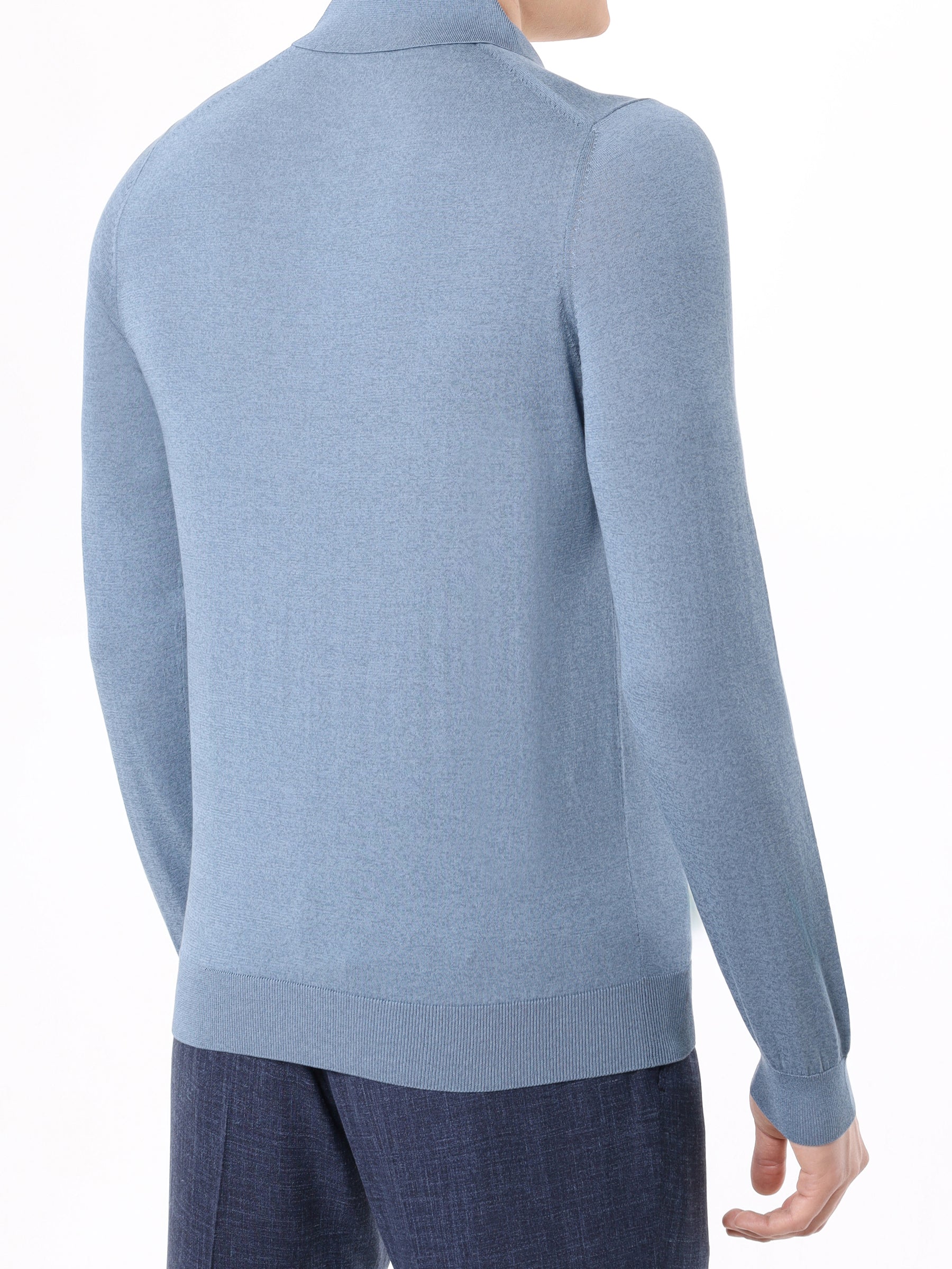 Longsleeve Knit Polo BML