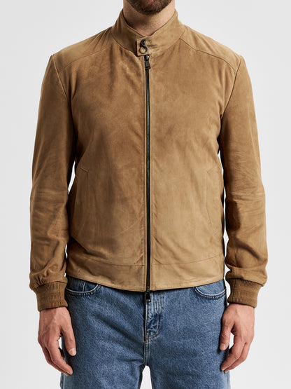 Suede Leather Jacket BML