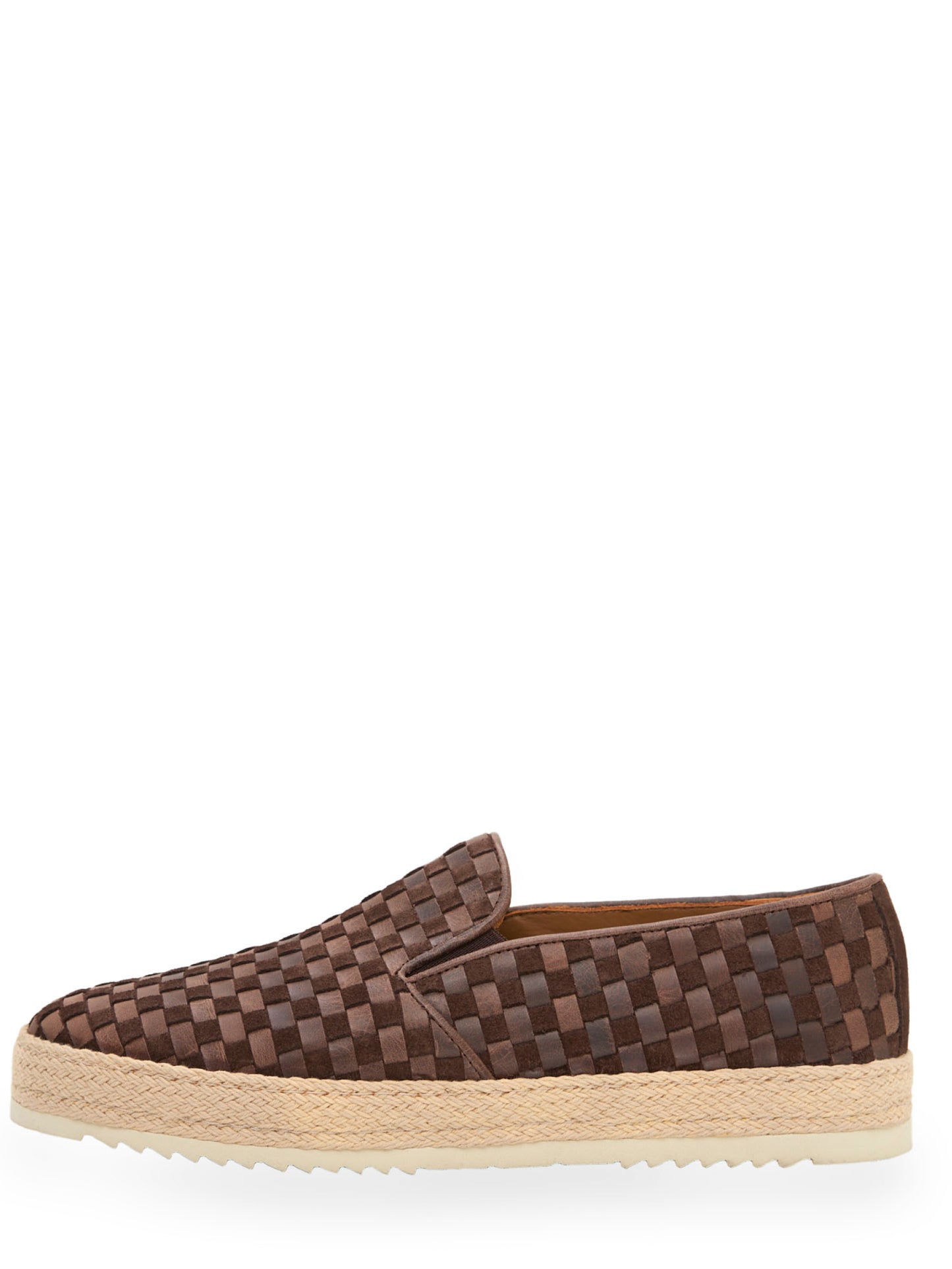 Woven Suede Espadrille Loafers BML
