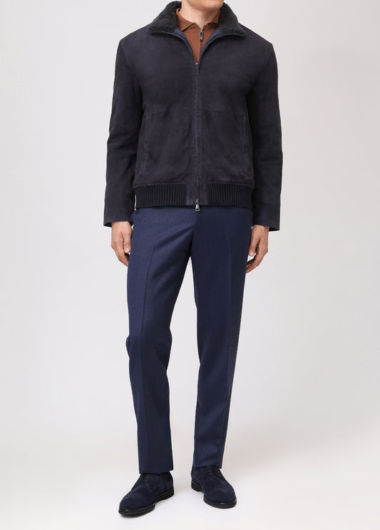 Suede Bomber Jacket BML