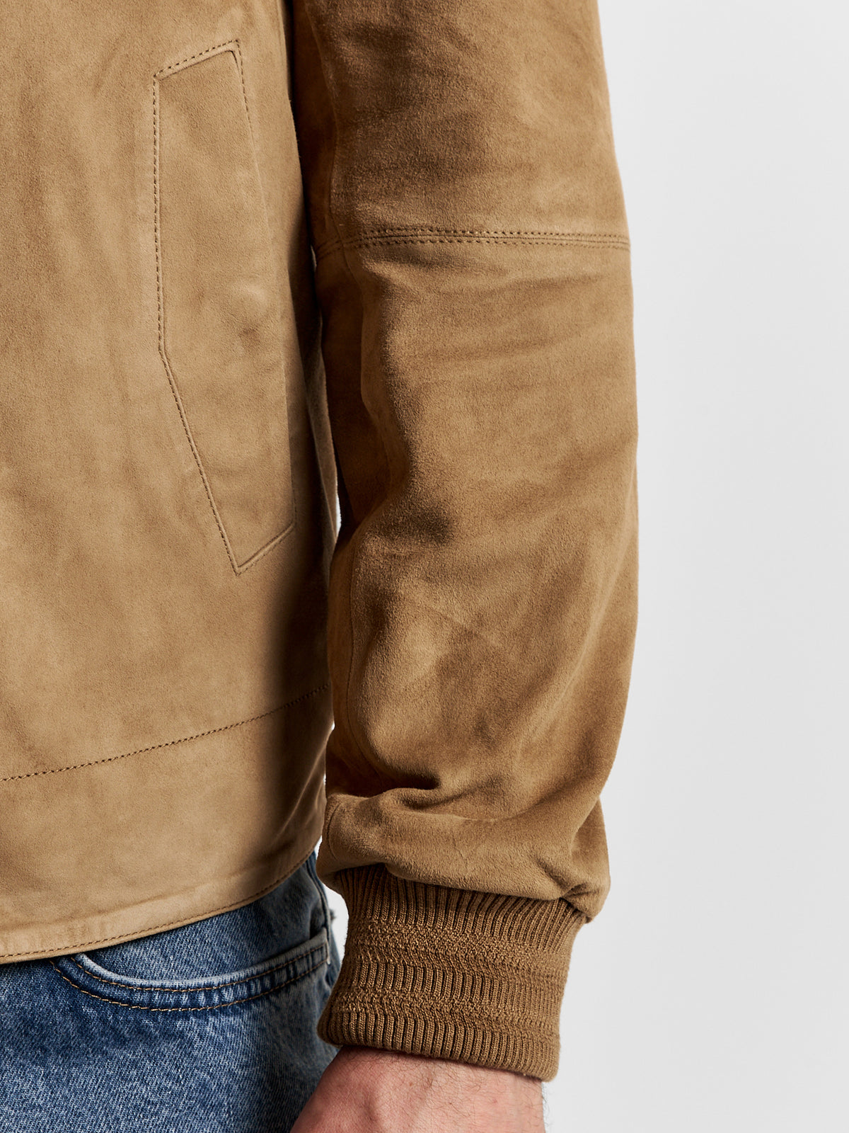 Suede Leather Jacket BML