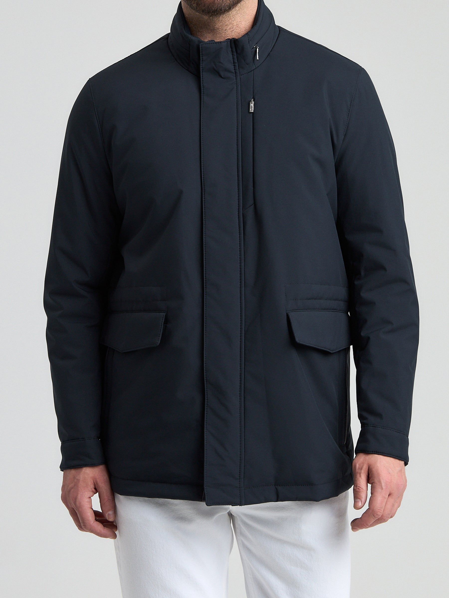 Padded trench coat BML