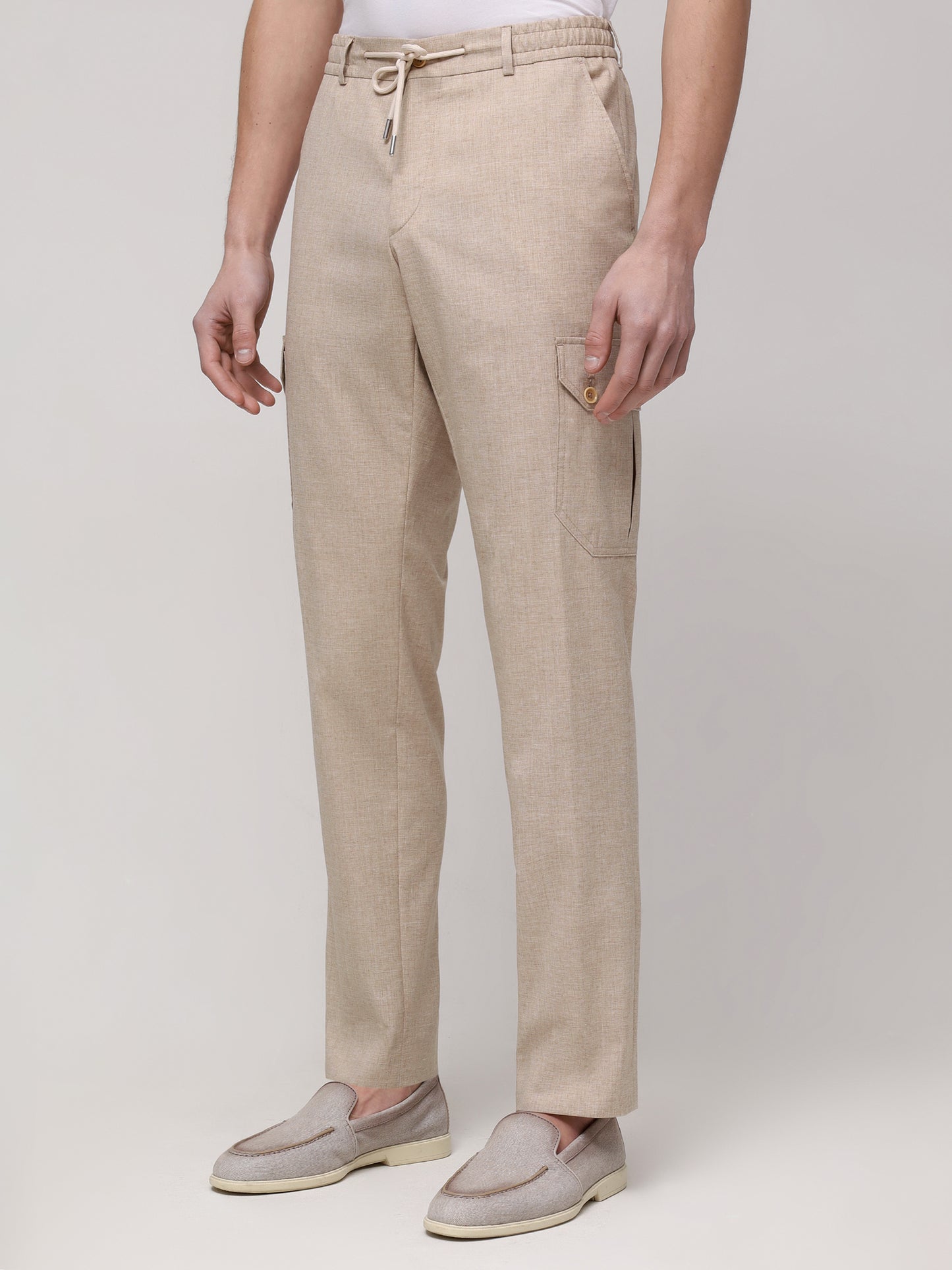 Drawstring Cargo Trousers Massimo BML