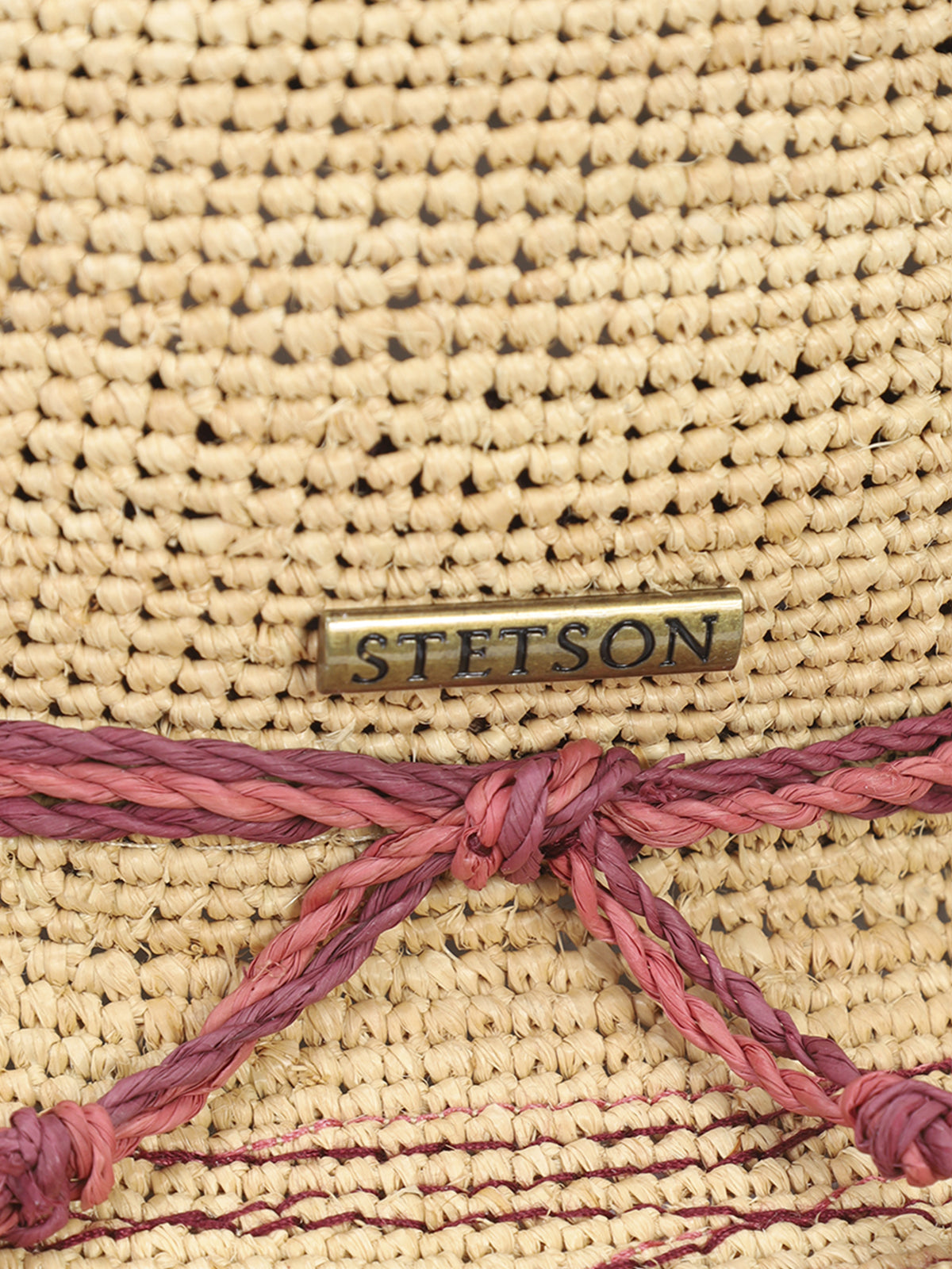 Stetson trilby iš rafijos