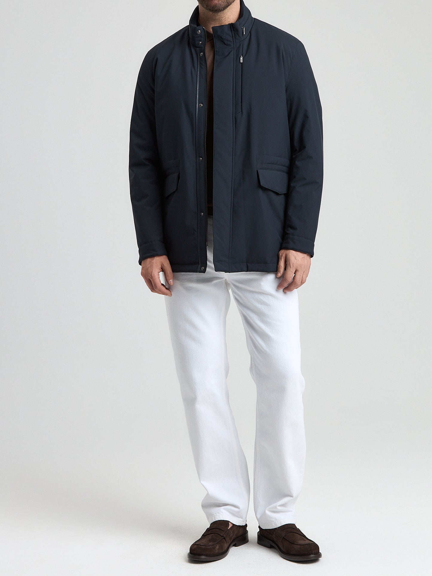 Padded trench coat BML