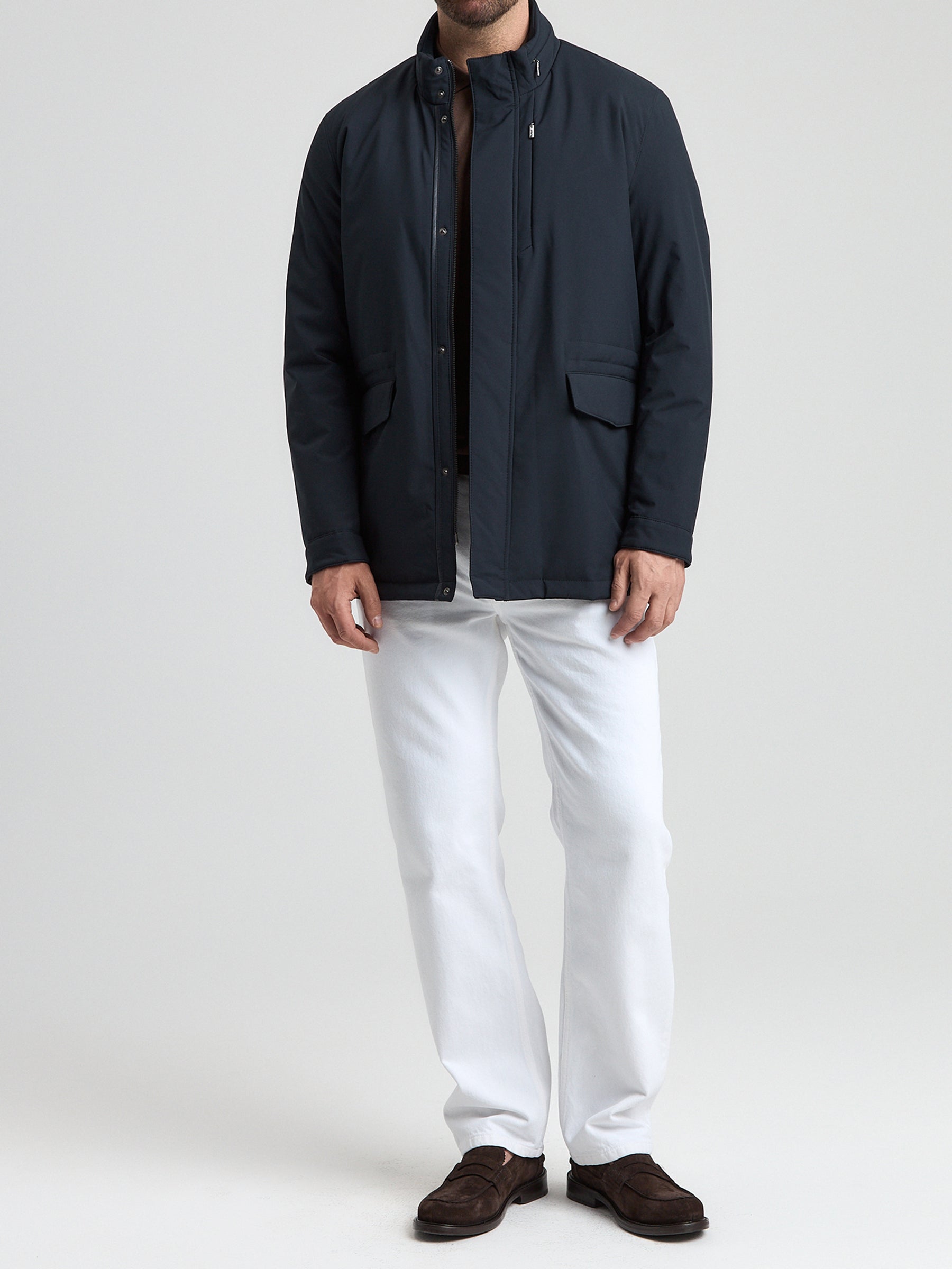 Padded trench coat BML