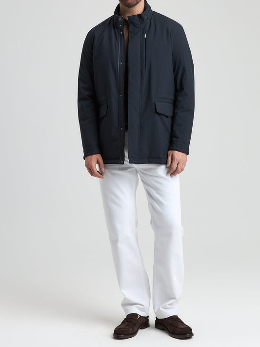 Padded trench coat BML