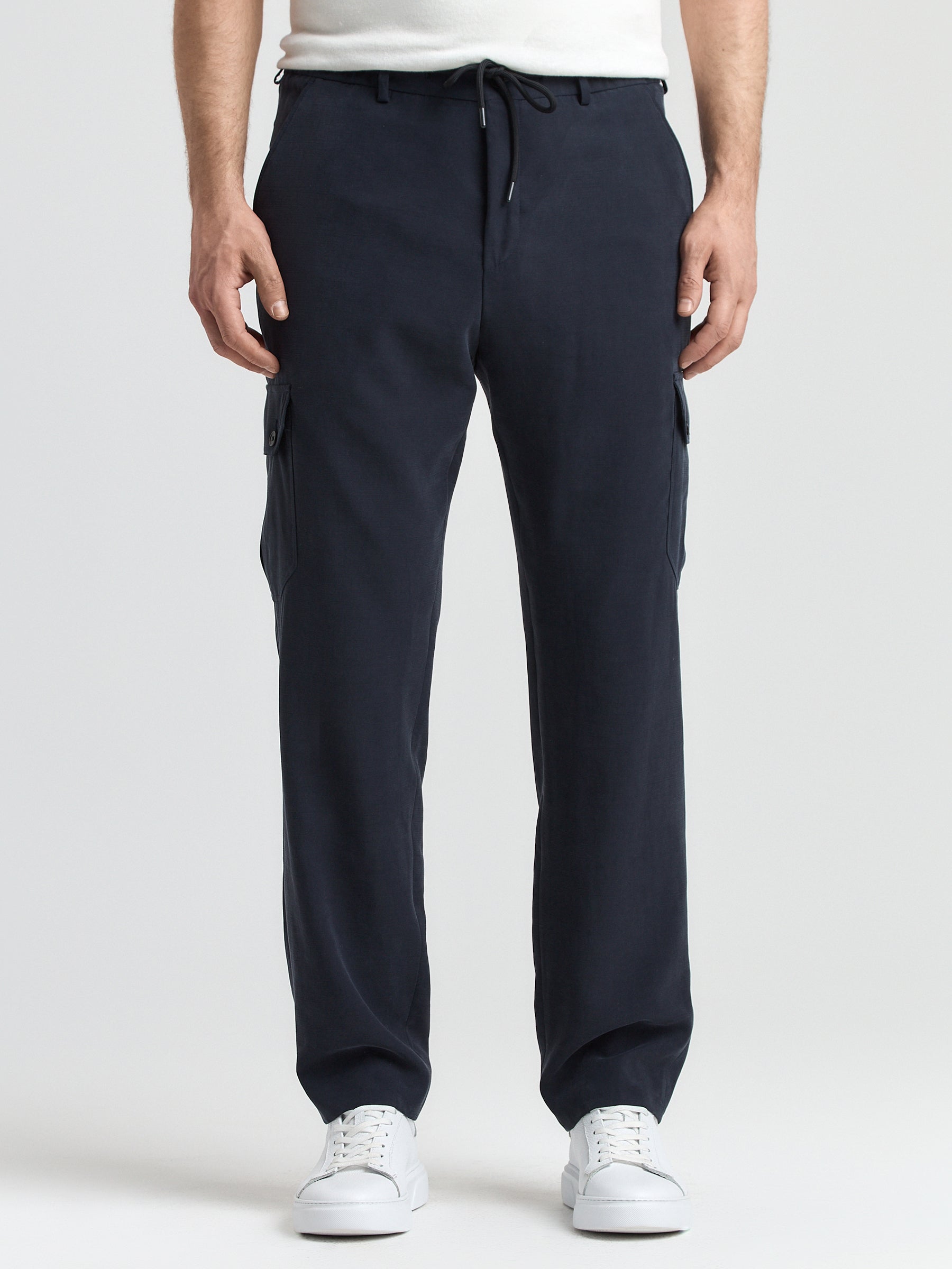 Drawstring Suit Cargo Trousers Massimo BML