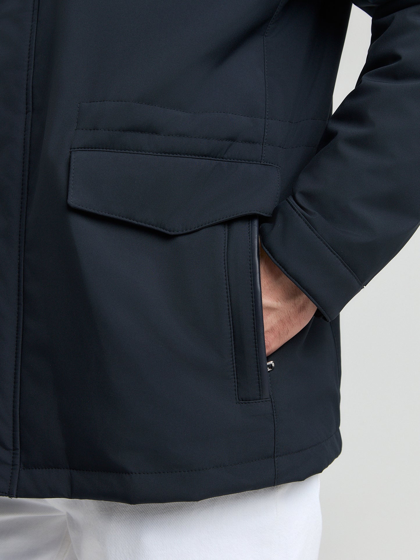 Padded trench coat BML