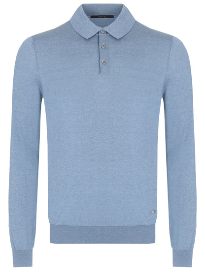 Longsleeve Knit Polo BML