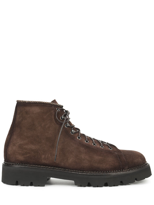 Suede Lace Up Boots Franceschetti