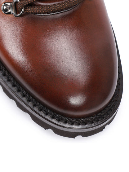 Leather Lace Up Boots Franceschetti