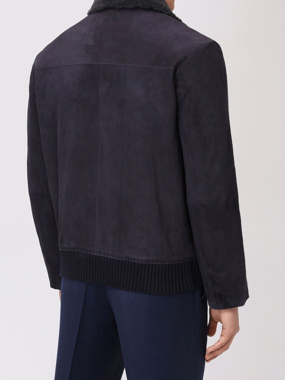 Suede Bomber Jacket BML