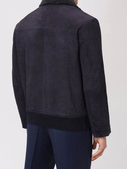 Suede Bomber Jacket BML