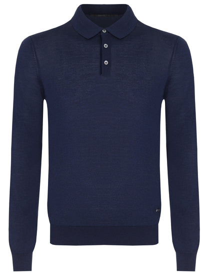 Longsleeve Knit Polo BML