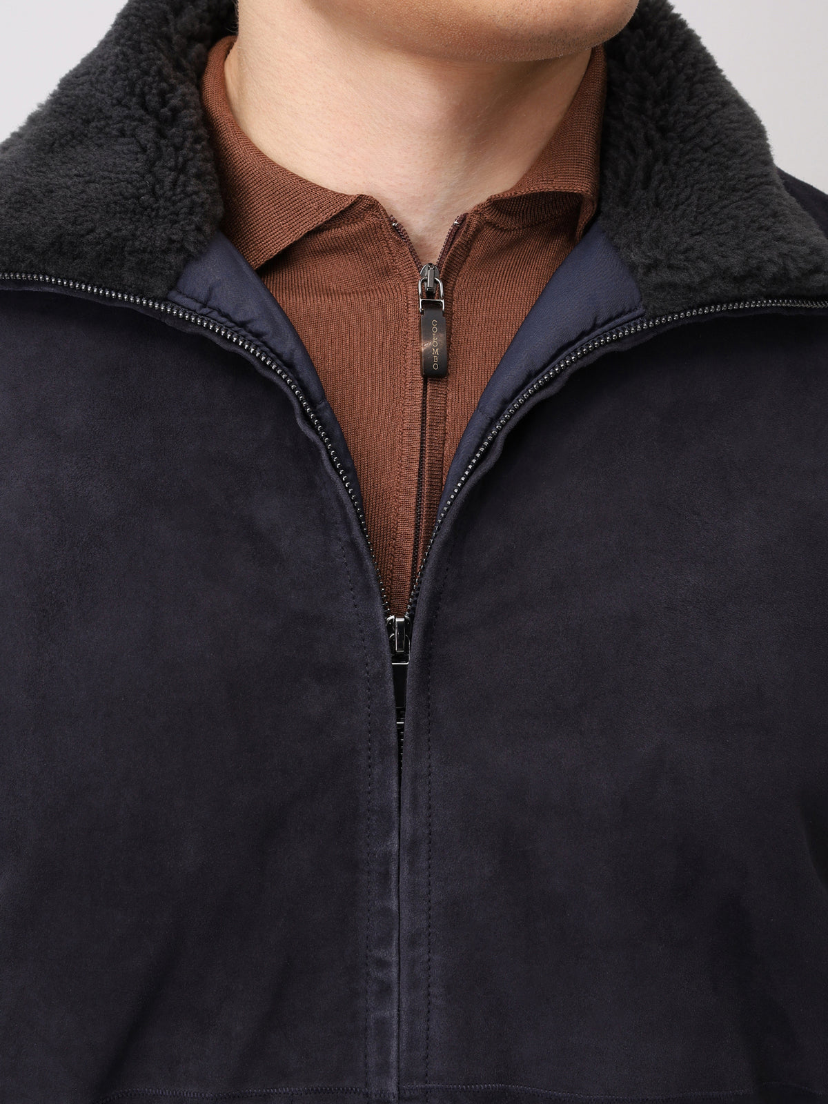 Suede Bomber Jacket BML