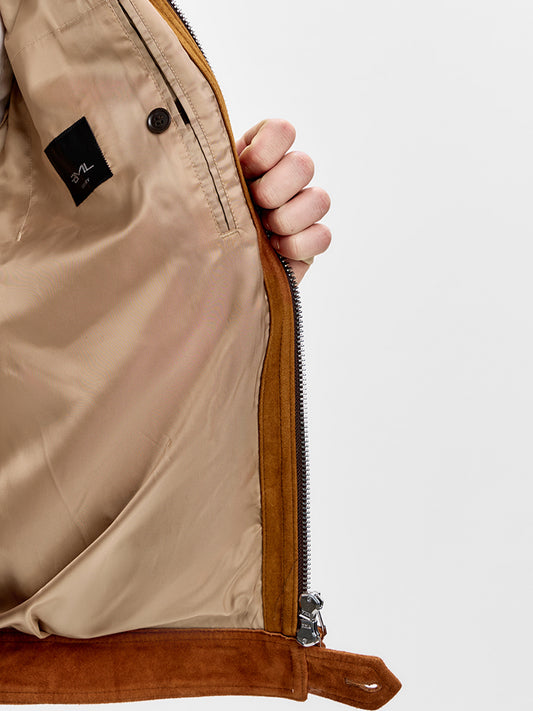 Suede Leather Jacket BML