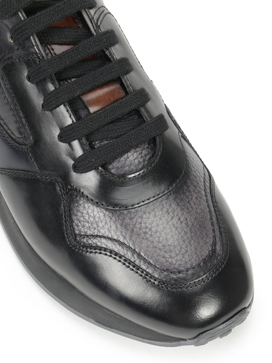 Leather sneakers