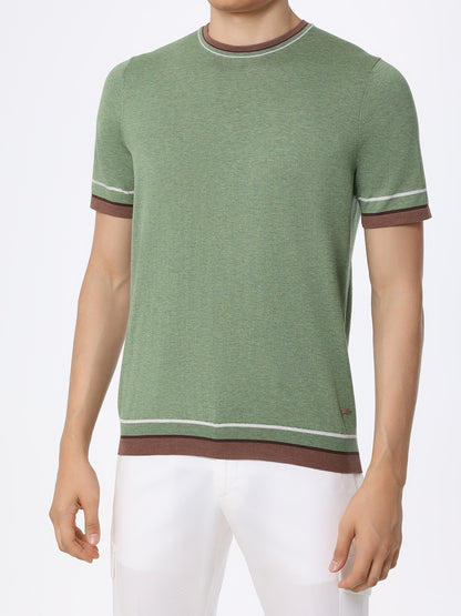 Cotton crewneck pullover