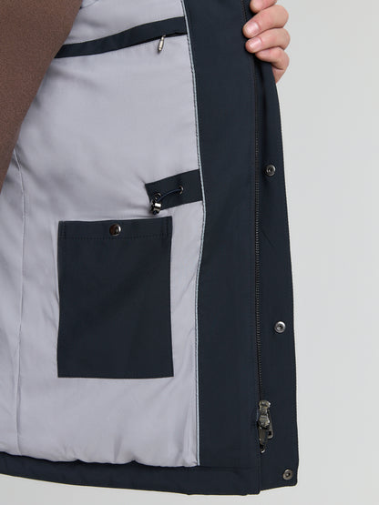 Padded trench coat BML