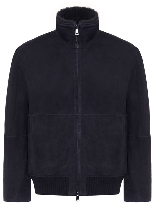 Suede Bomber Jacket BML