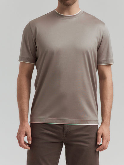 Marškinėliai su apvalia iškirpte BML