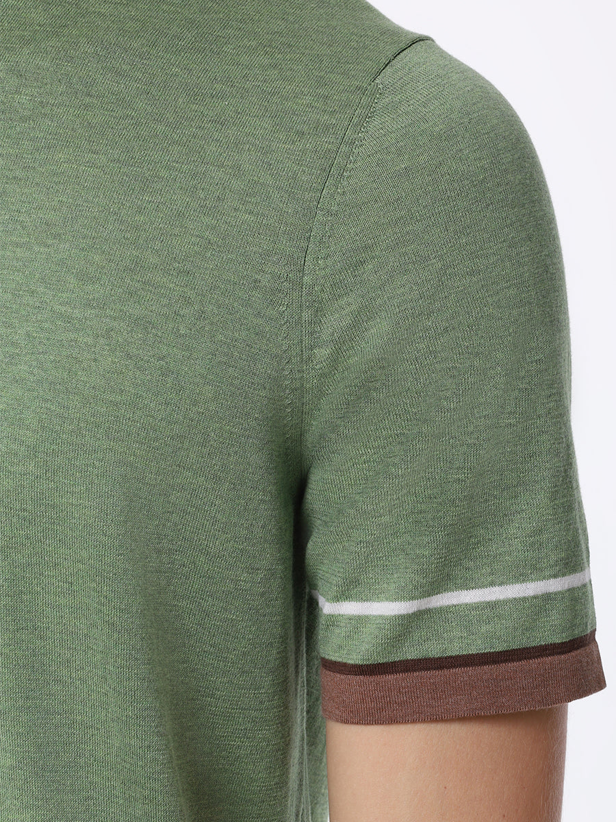 Cotton crewneck pullover